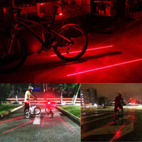 Bike Cycling Rear LED Warning Taillights