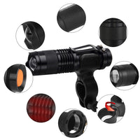 Bicycle Front Waterproof Zoom Torch Light