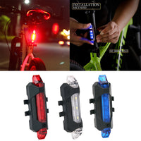 Bicycle USB Rechargeable LED Tail Light