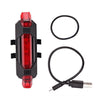 Bicycle USB Rechargeable LED Tail Light